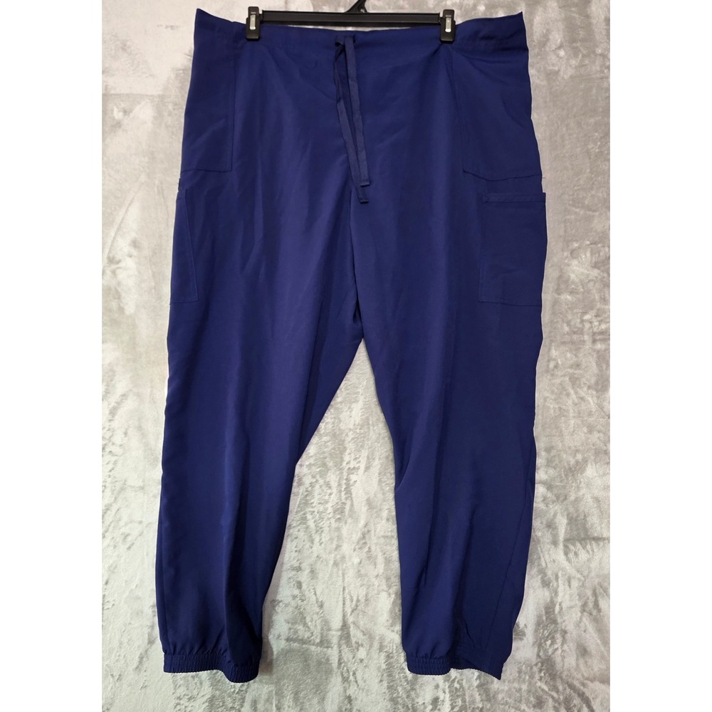 Scrubstar Premium Scrubwear Womens Jogger Pant Indigo Blue 3XL WM04B150